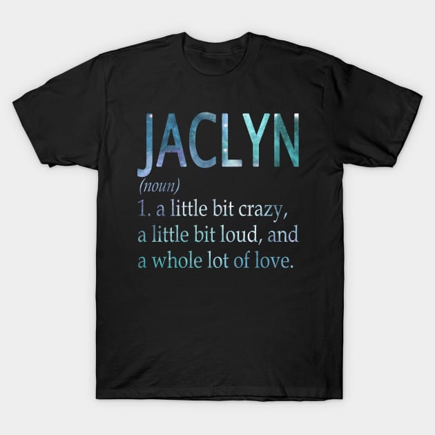 Jaclyn T-Shirt by Guitar Hero-Typography 